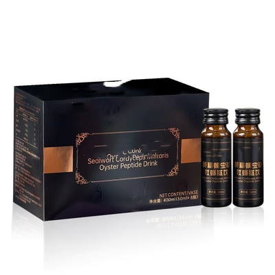 OEM লোগো Sealwort Cordyceps Militaris অয়েস্টার পেপটাইড পানীয় সহনশীলতা উন্নত করুন পুরুষ স্বাস্থ্যসেবা মৌখিক তরল