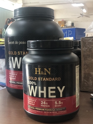 OEM 5lb প্রাইভেট লেবেল হুই প্রোটিন আইসোলেট পাউডার বডি মাসল বিল্ডিং গোল্ড স্ট্যান্ডার্ড 100% প্রোটিন পাউডার