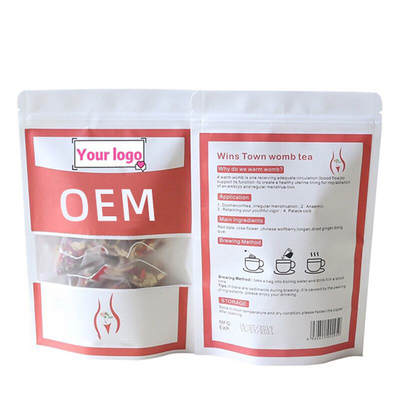 OEM 100% প্রাকৃতিক হার্ব ফাইব্রয়েড চা জরায়ু পরিষ্কার করা মেয়েলি টিয়ারলিফ ব্যথা উষ্ণ গর্ভ চা