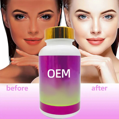 OEM গ্লুট্যাথিয়ন ত্বক সাদা করার পিল 60pcs/Soft Gel